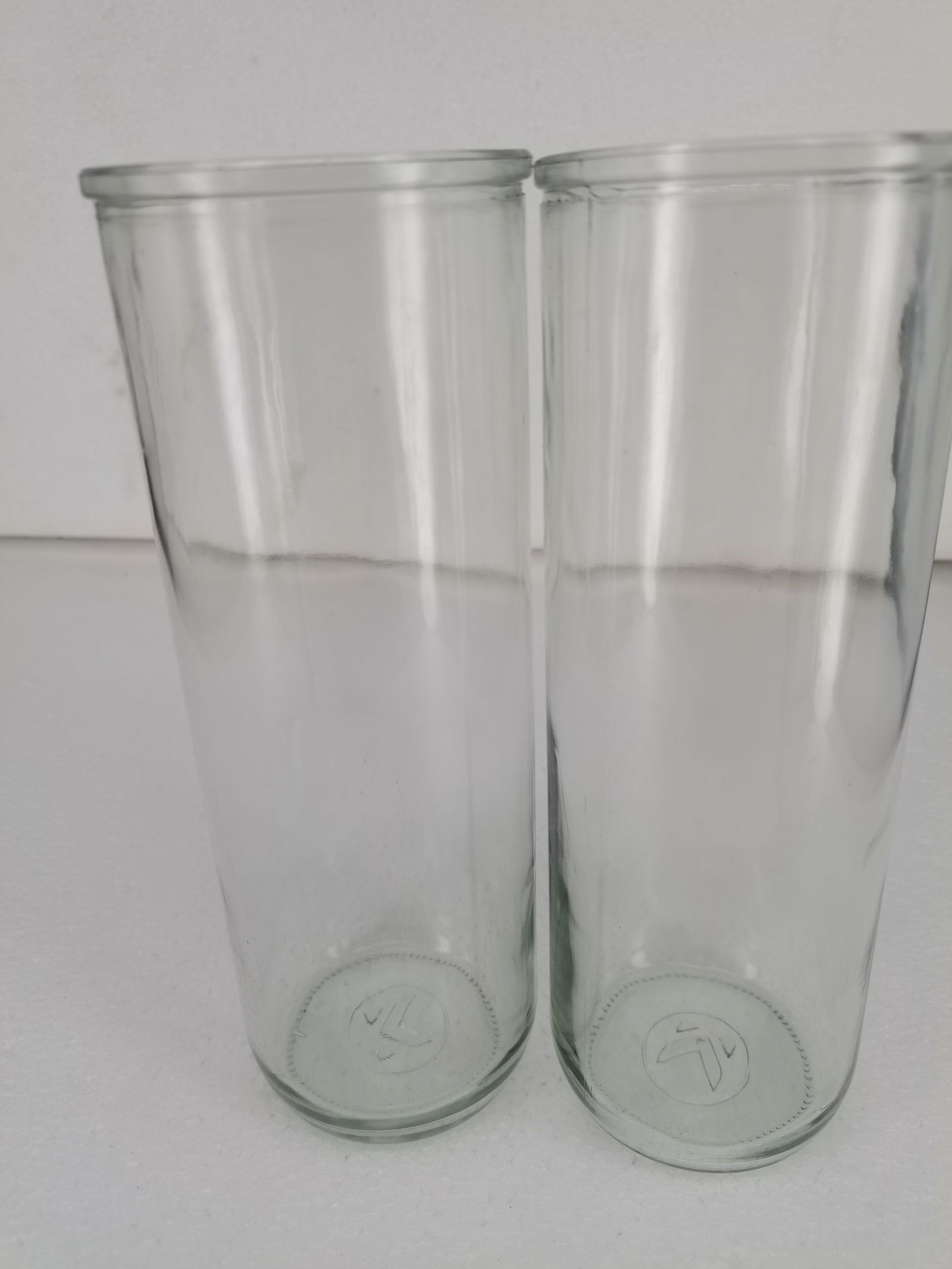 供应680克教堂直通15天烛台玻璃杯