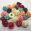 Simulation hydrangea head ping -chrysanthemum wedding decoration silk flower oil painting small ball chrysanthemum head manufacturer to sell thousands of chrysanthemum