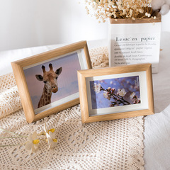 Hollow photo frame dried flower specimen frame three-dimensional hollow table 67 inches 8 inches wooden decorative picture frame ornaments wholesale