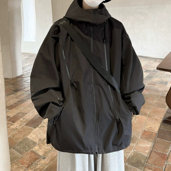 突撃服コート男春秋2024新型ファッションブランドアメリカ機能工装高級感アウトドア服ジャケット