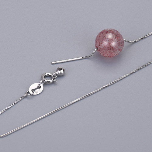 S925 sterling silver universal bracelet pin passepartout box chain pearl diy accessories adjustable beaded cross chain