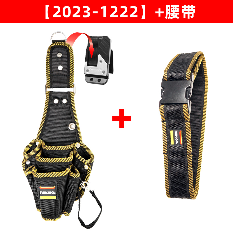 Nakioo herramienta de colgar rápido riñonera bolsa eléctrica bolsa de clavos de carpintería portátil bolsa de almacenamiento de accesorios de bolsillo de clavos multifunción