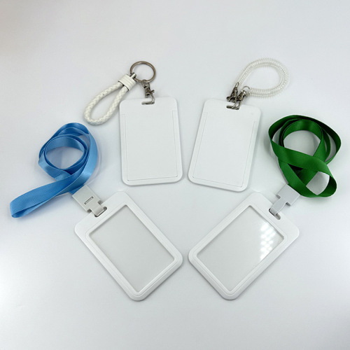 Thickened ABS color card holder hard card holder slide cover push-fit plastic badge employee badge cartoon manufacturer large size