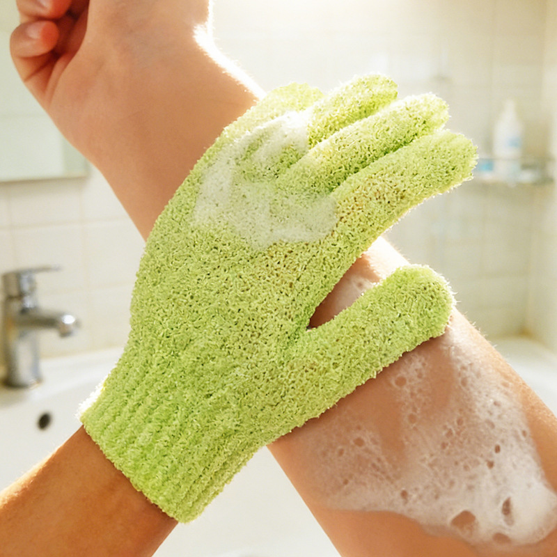 Bath Towel, Bath Gloves, Five-Finger Bath Towel, Mud Rub, Back Rub, Double-Sided Bath Gloves, Bath Ball, Street Stall Supply