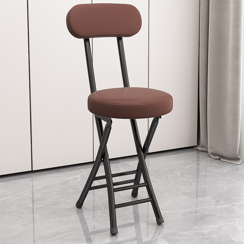 Silla plegable silla de comedor casera silla de descanso de ocio silla de respaldo de dormitorio taburete silla portátil para adultos