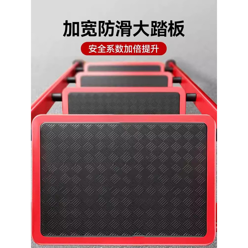 梯子家用折叠梯加厚人字梯楼梯伸缩多功能工程梯合金室内便携|undefined