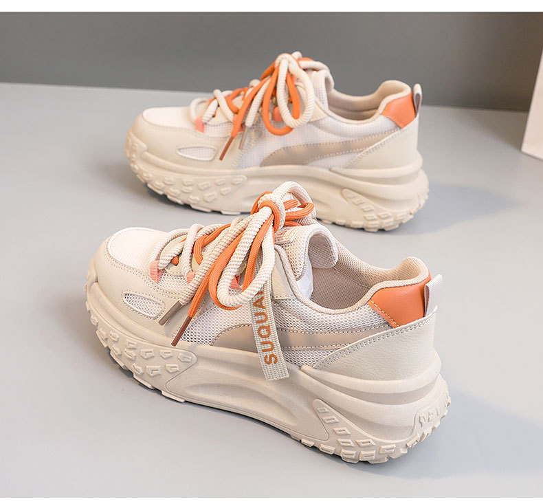 Fujin 5cm Denim Echtleder Plattform Keilschuhe Chunky Sneaker Casual Gemittlech Héich Mark Strass Fréijoersbling Hierschtschuhe_voghion.com