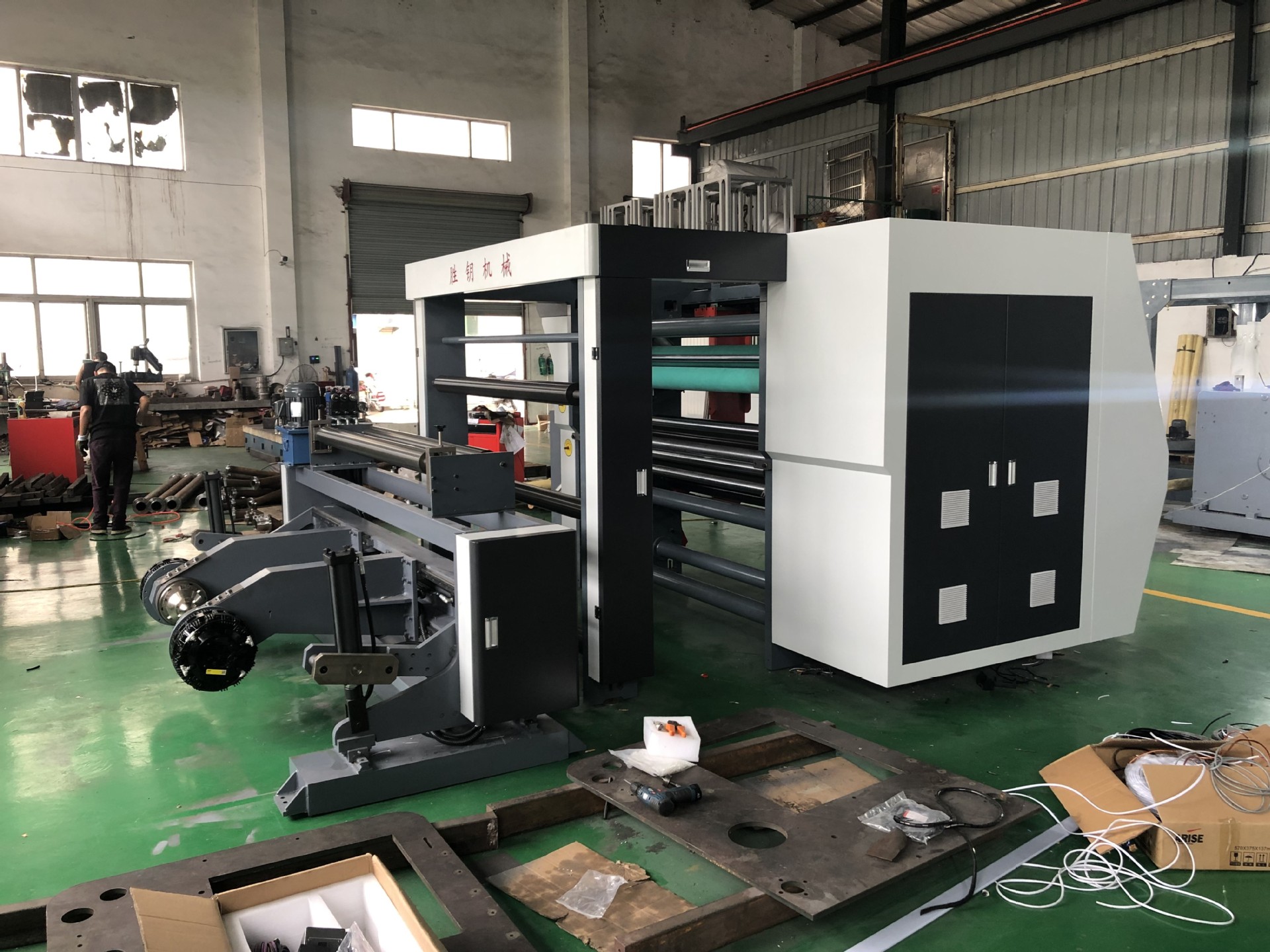 胜钥不干胶薄膜pvcboppopppet等卷材的电脑高速分切优惠出售