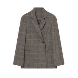 大格纹西装外套西服  1420