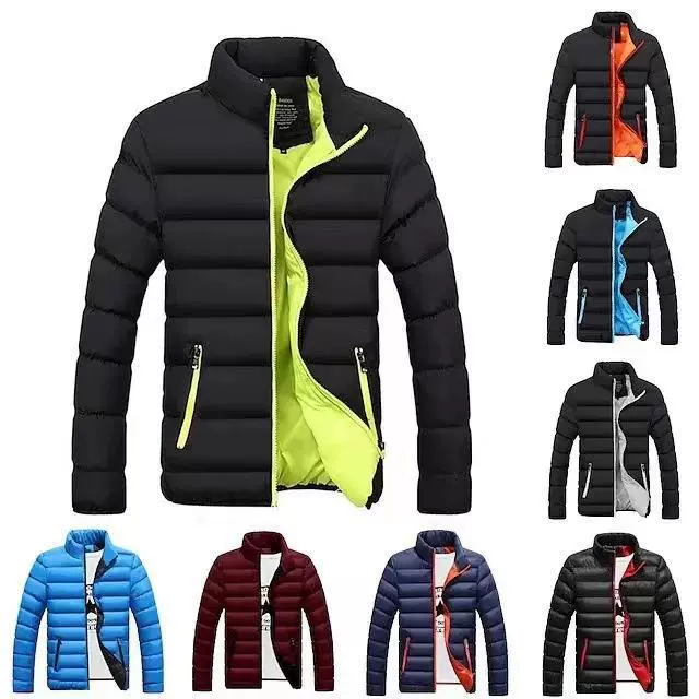 Trend short men's down jacket with down, Korean style, plus size