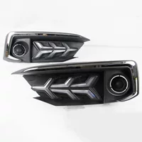 Подходит для дневных ходовых огней Honda Civic 2019 года, дневные ходовые огни Civic 2019 года, противотуманные фары, модифицированные дневные ходовые огни