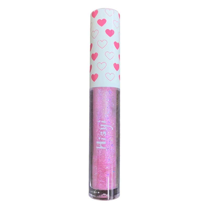 HISYI Liquid Eyeshadow Waterproof Pearlescent Sequin High-gloss Fine Flash Luminous Silkworm Shining Monochrome Eyeshadow Liquid for Women
