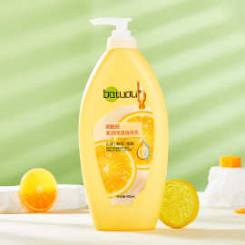 柠檬身体乳400ml大容量补水保湿滋养肌肤软化角质身体乳现货批发