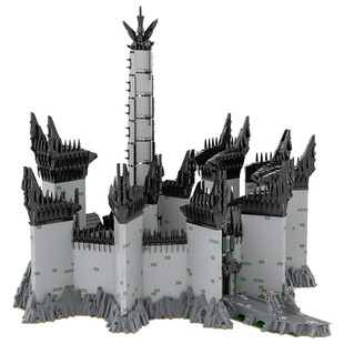 Трансграничная крепость UCS Moc-84124 с высокой башней и зданием 14045+ деталей
