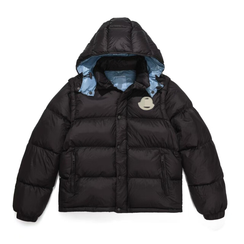 Mengkou down Jacket Autumn and Winter New Model for Men with Detachable Hood and Sleeves That Can Be Transformed into a Vest, High-End down Jacket