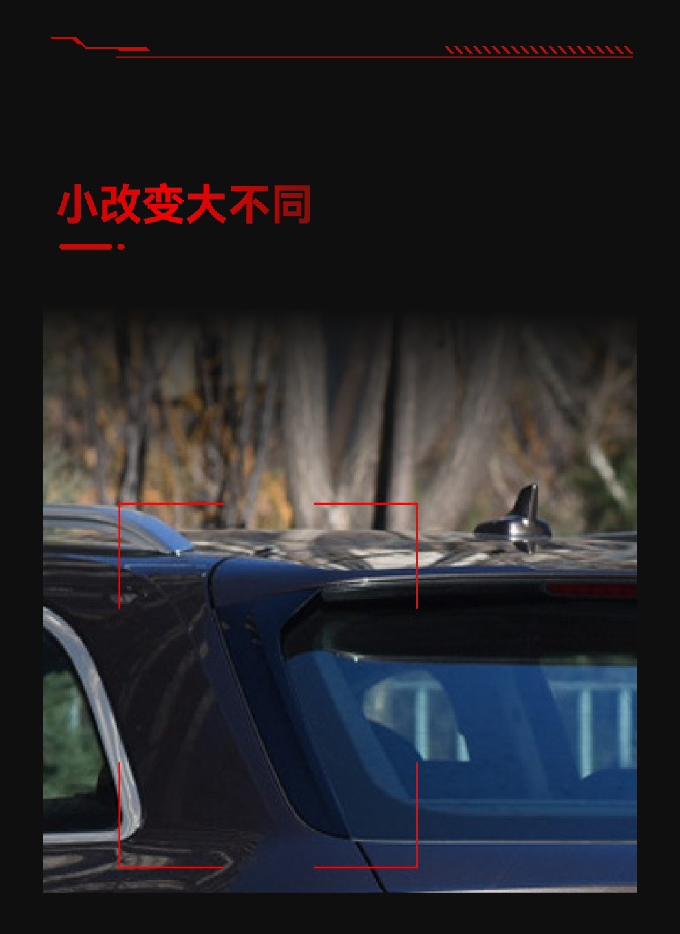 Suitable for 2012-2018 Audi A6 C7 Allroad Touring Edition Side Wing Spoiler Cross-Border Modification Parts