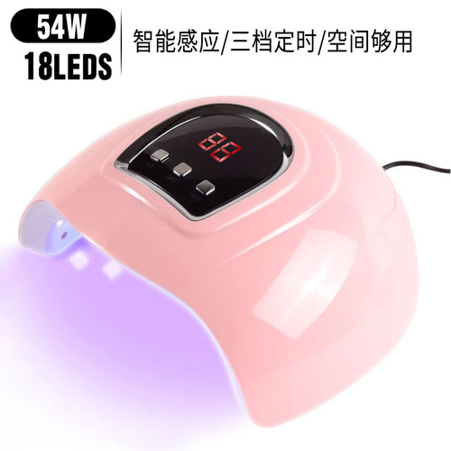 54W Dual-LED Light Therapy Machine USB Version Non-Staining X4 Nail Gel Beauty Nail Lamp Nail UV Dryer