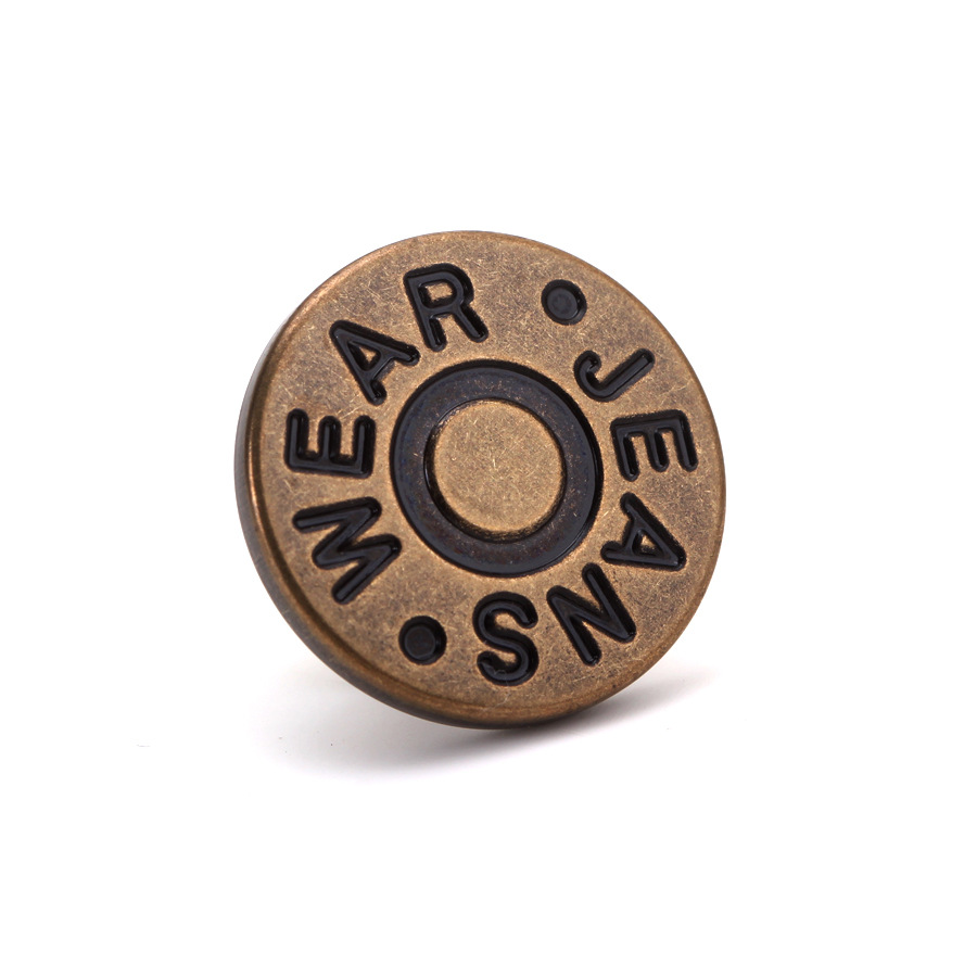 Botón de los pantalones vaqueros botón de la cintura ajustable desmontable modificación de la cintura artefacto redondo hebilla de metal pantalones fijos