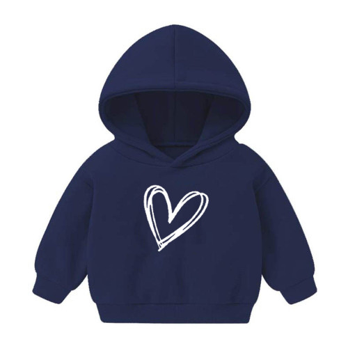 Huyhui 3 Leisure Hooded Sweatshirt, Fashionable and Versatile, Cute Kids' Sporty Sweatshirt