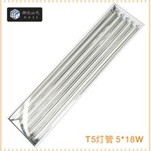 t8灯盘 t5灯盘 开放式灯盘 3管4管5管6管天棚灯 净化胶片灯盘厂家