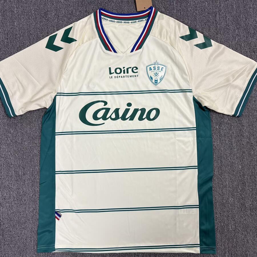 hummel x AS Saint-Étienne 2026/27 Away Jersey Marshmallow