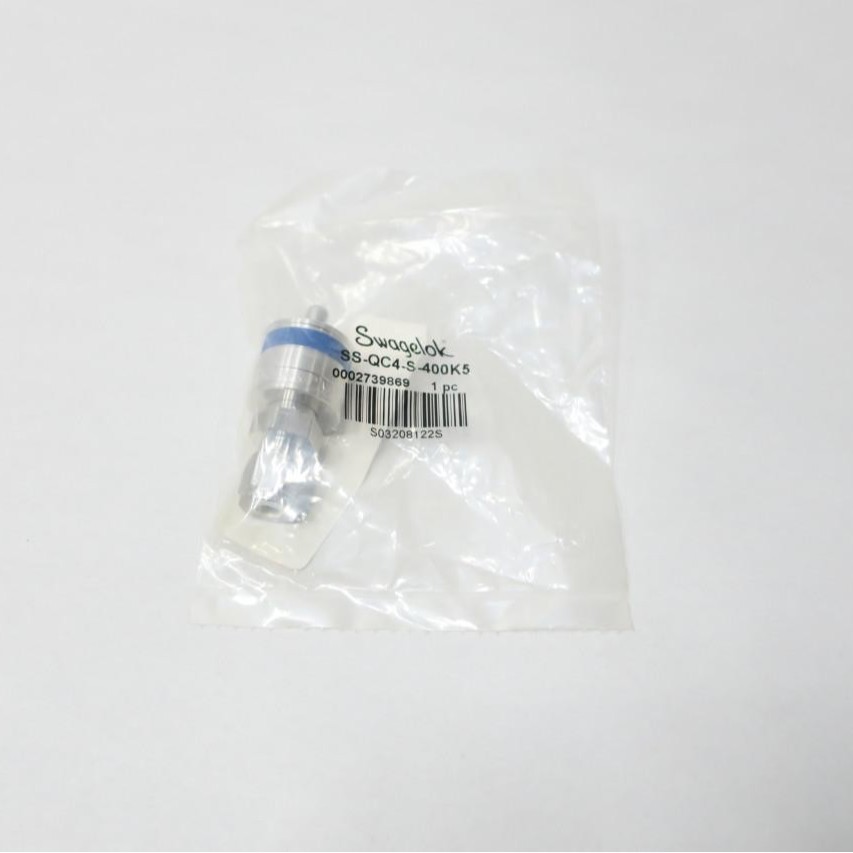 世伟洛克 SS-QC4-S-400K5 快速连接杆无阀门 1/4 英寸