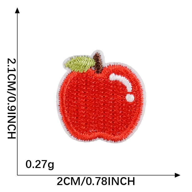 メーカー既製漫画食品刺繍ステッカー diy 衣類アクセサリー装飾アイロンパッチ한국 Wappen 布ステッカー|undefined