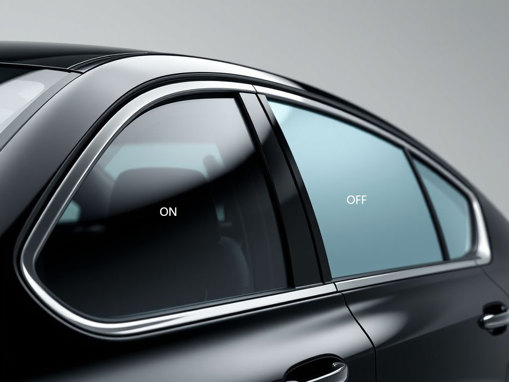 Car Smart Dimming Film Can Control the Change of the Window Film, Invisible Window Film, Privacy Window Film