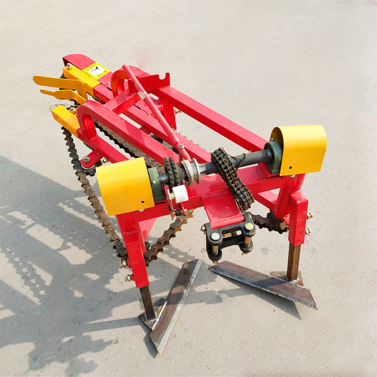 手扶链条花生收获机 铲刀式起垄花生收割机广东刨花生机摘果机