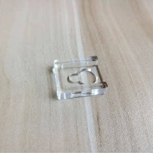 哈泰增值税工厂优惠价现货亚克力透明塑料葫芦挂扣方高透明度