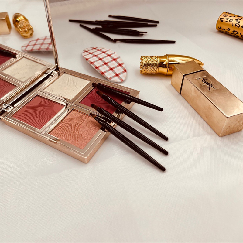 Venta directa de fábrica cepillo de ojos negro cepillo de sombra de ojos mancha cepillo de sombra de ojos herramientas de belleza accesorios de belleza