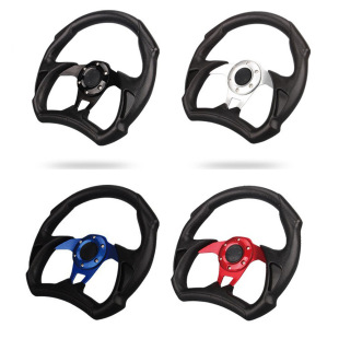 PU steering wheel personality competitive game kart 13 inch 320mm racing drift steering wheel car modification