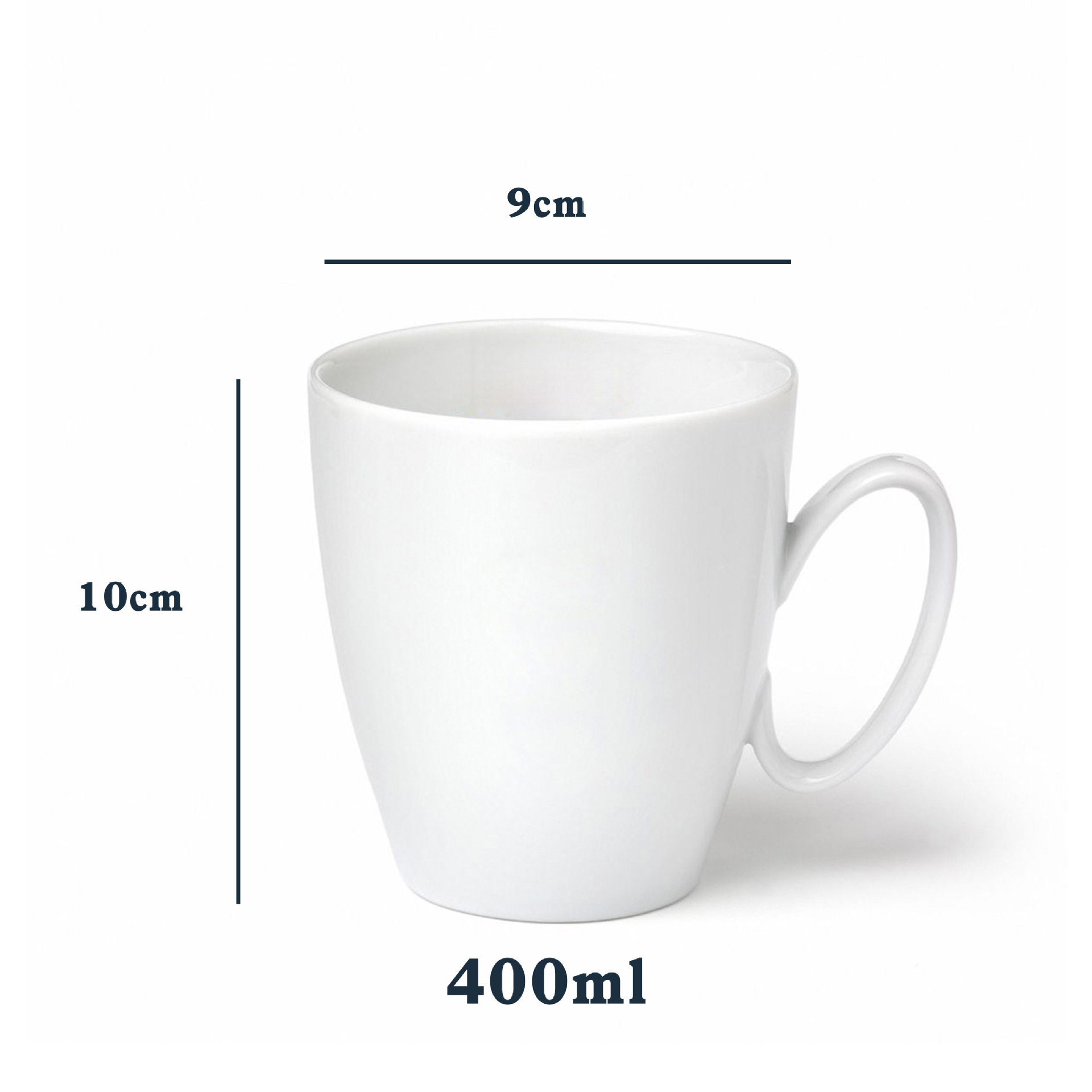 Dehua reducción de alta temperatura porcelana blanca cerámica regalo promoción regalo taza porcelana tazas cunstom