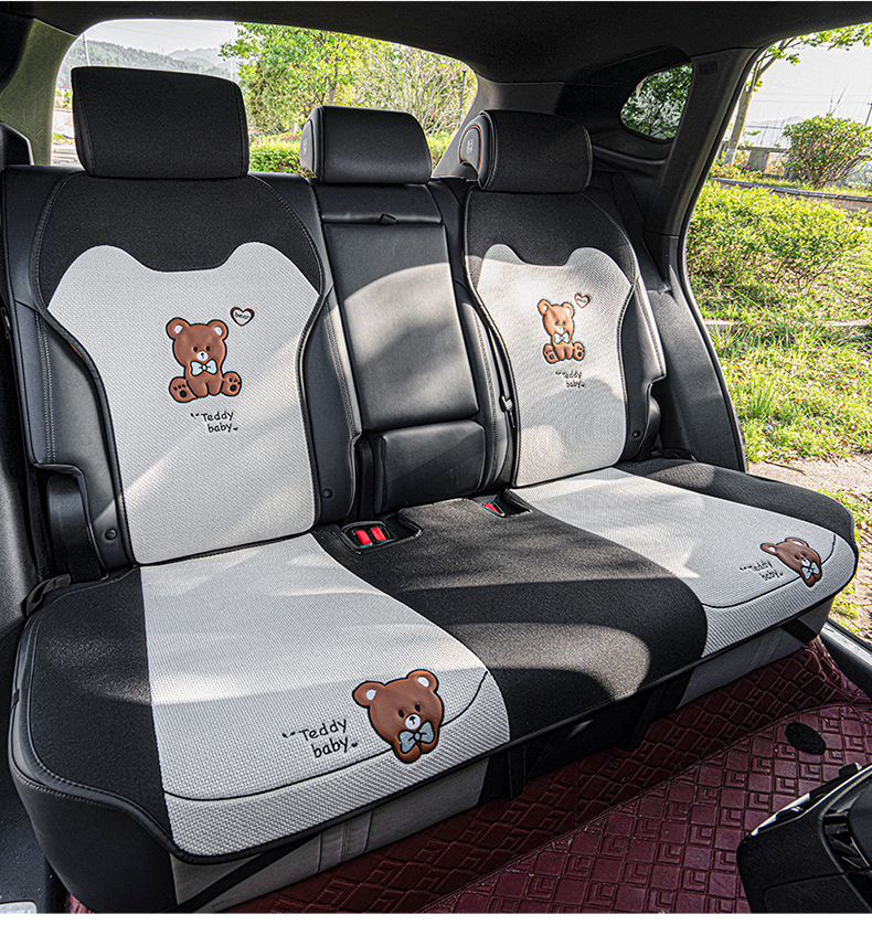 BYD Song plusdmi Cotton Linen Seat Cover Semi-enclosed Breathable Summer Cushion Proev Four Seasons Linen Seat Cover