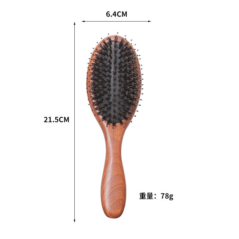 Factory approved bristle hair anti-static scalp massage cleaning air cushion comb with curly hair and fluffy design air bag comb