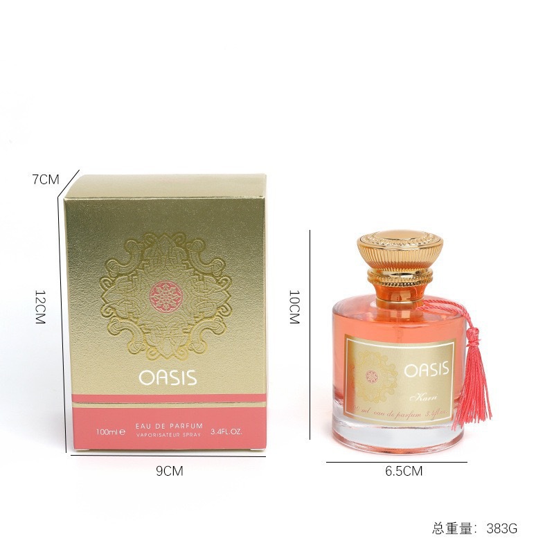 El perfume de mujer transfronterizo de comercio exterior dura 100 ml de incienso de madera, el perfume árabe de Oriente medio, el perfume de renombre masculino