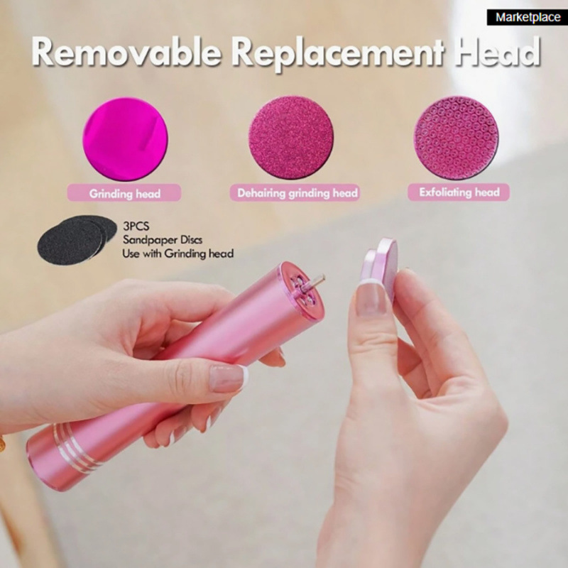Amazon 電動ペディキュアマシン、足の皮膚を除去する足こすりツール、角質を除去する、角質を除去する、足裏スクレーパー、フットグラインダー|undefined