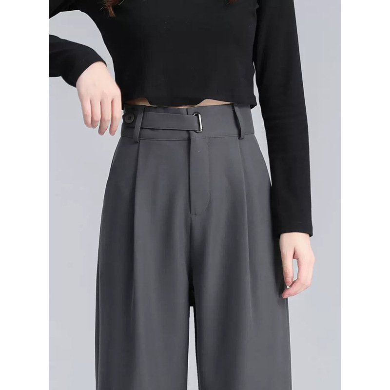 Ready-Made Manufacturers Are Directly Approved to Cover the Crotch and Drapedy, Loose Wide-Leg Pants for Women, High-Waisted Slimming Look Casual Suit Pants, Straight-Leg Pants Ready-Made Manufacturers Are Directly Approved to Cover the Crotch and Drapedy, Loose Wide-Leg Pants for Women, High-Waisted Slimming Look Casual Suit Pants, Straight-Leg Pants