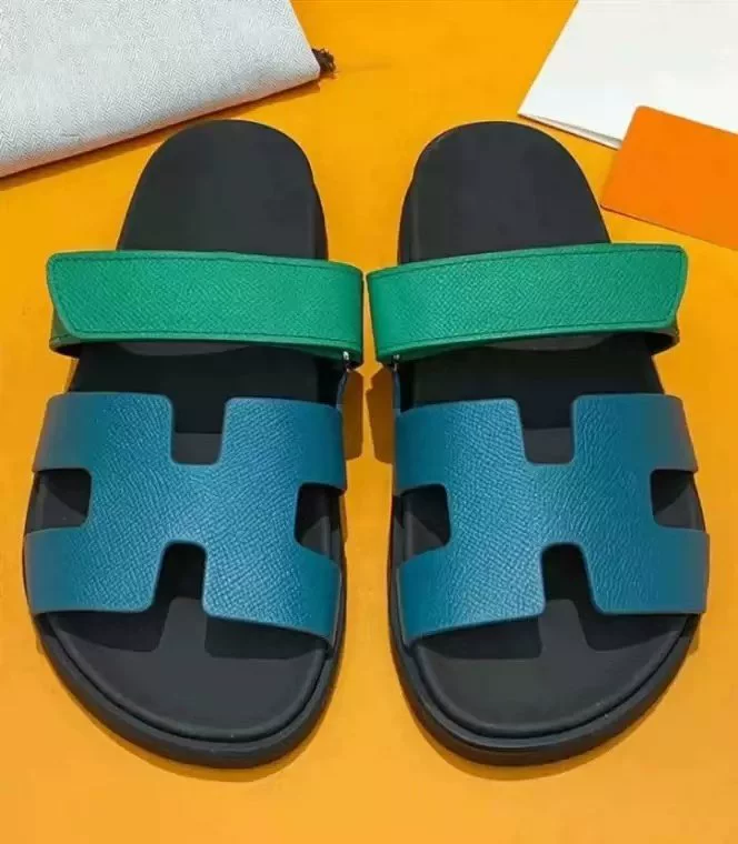 Summer universal slippers, velcro strap, plus sizes (women's open-toe sandals)