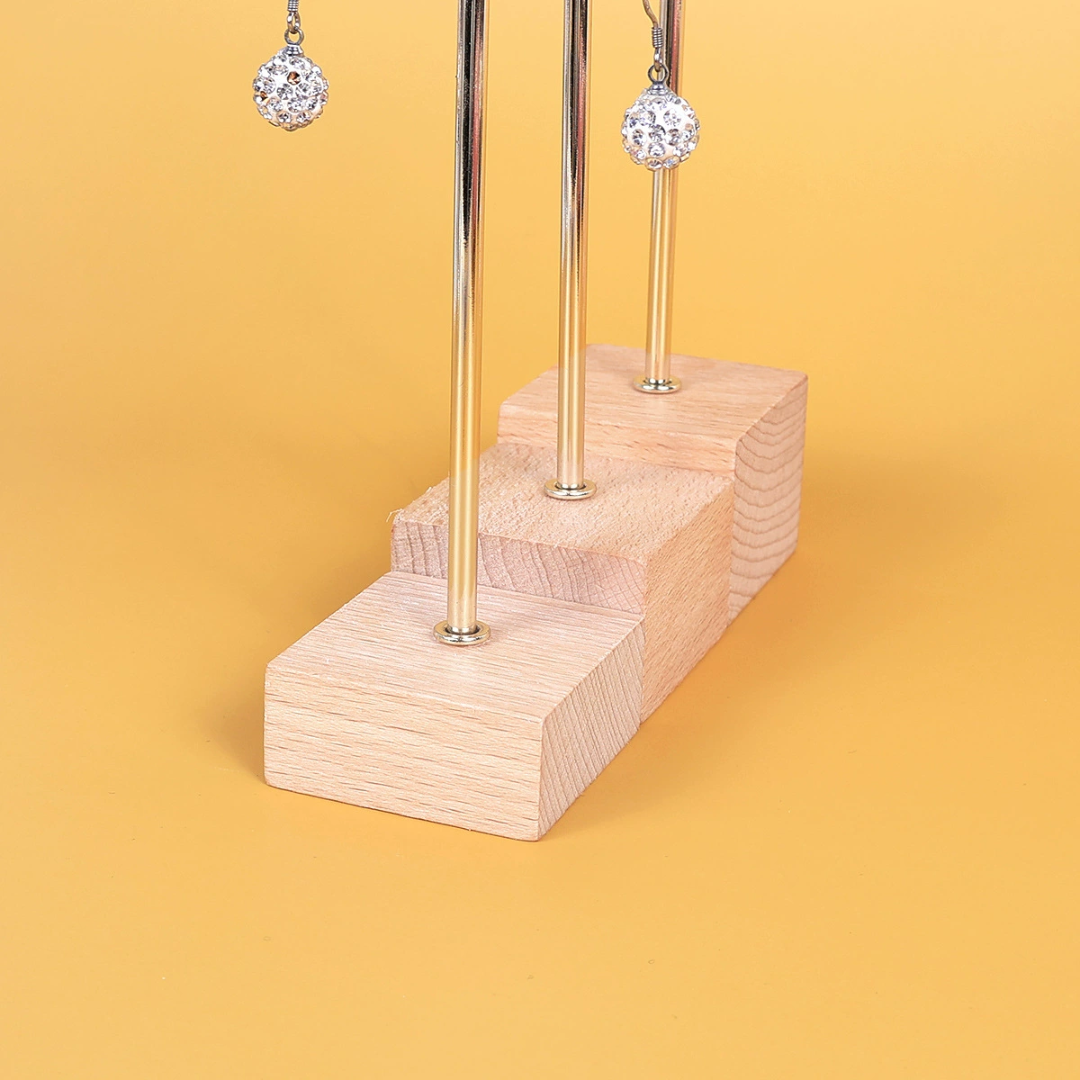 Earrings, square stand, accessory, jewelry