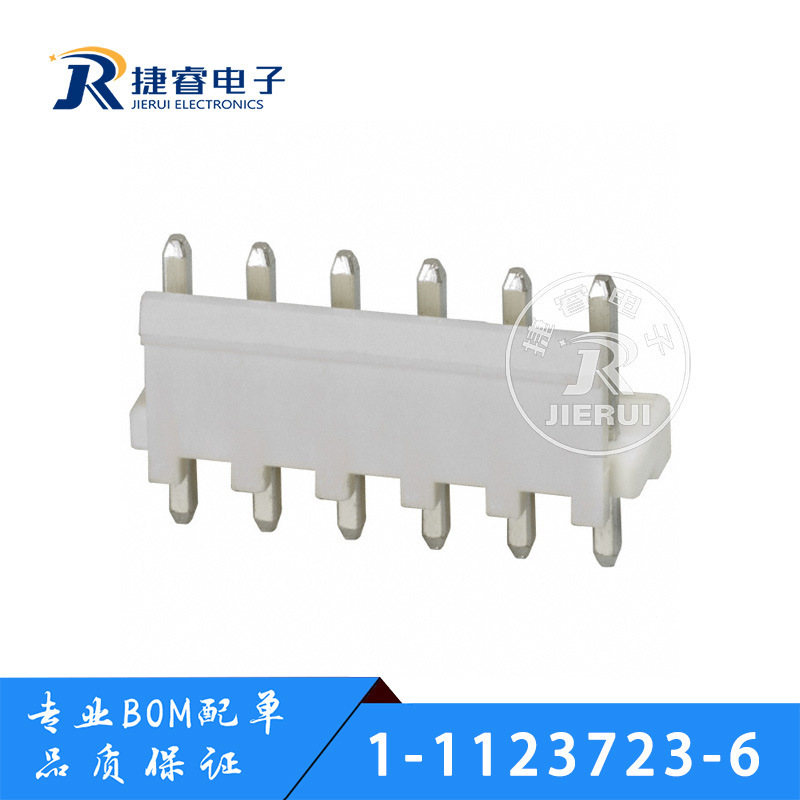 Te/Tyco 1-1123723-6 Connector Pin Base Connector 6Pin 3.96mm Original and Authentic