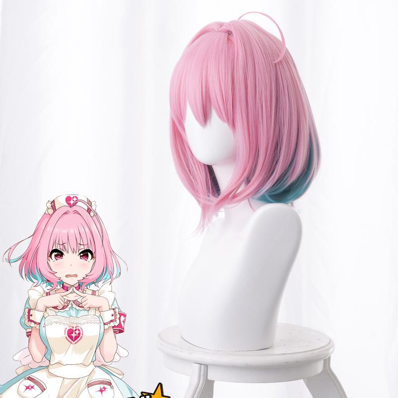 Sintetinis perukas COSPLAY anime personažų modeliavimas rožinė mergina_voghion.com