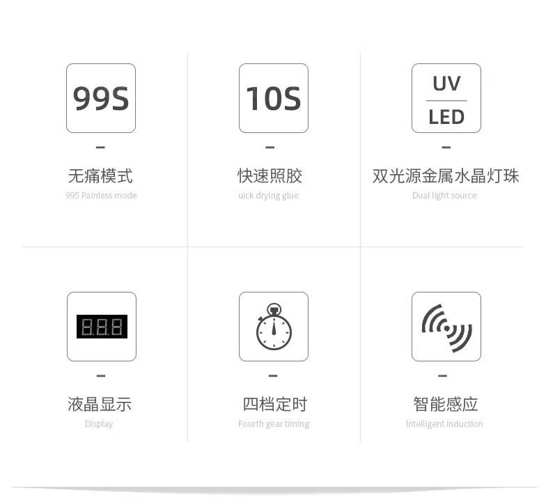 钰创合成sun5plus美甲灯SUNUV无痛光疗机开店烤灯指甲油胶烘干机