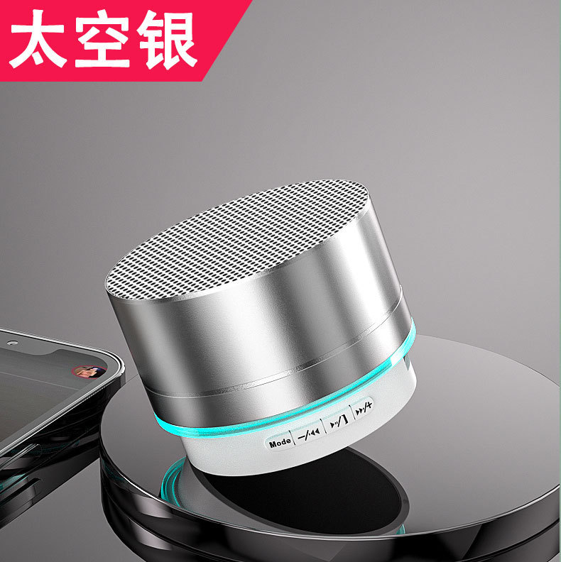 A10メタルBluetoothスピーカー小型パワフルスピーカーUSBポータブルノートパソコン用スピーカー屋外ワイヤレス車載Bluetooth5.0|undefined