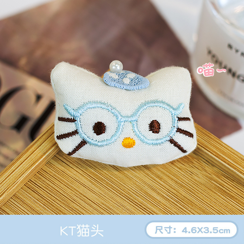 蓝色眼镜小猫 / 无胸针款