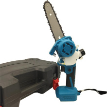 6寸8寸无刷电锯锯木头锂电电链锯单手锯高枝锯超轻油壶修枝伐木锯