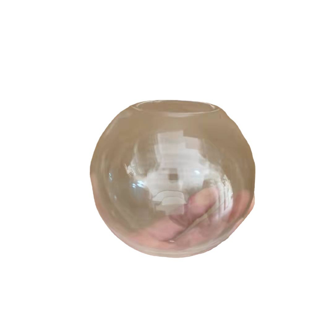 플랫 전구, 아크릴 전구, 투명 라운드 전구 그늘, 80MMLED 전구