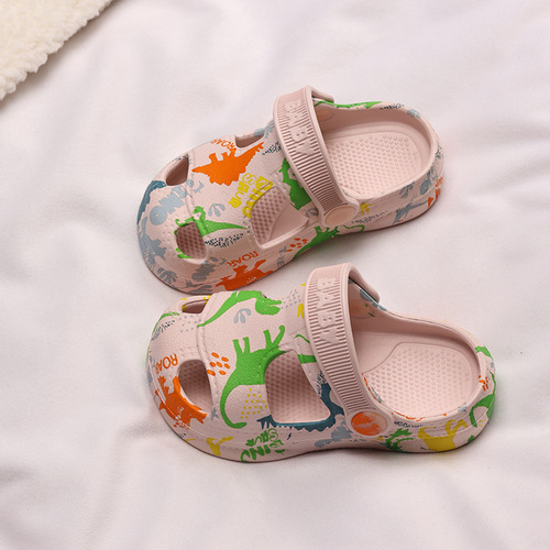 Children's New Thick Sole Outdoor Wear Soft Sole Indoor Home Anti-Slip Outdoor Wear Anti-Collision Hole Shoes