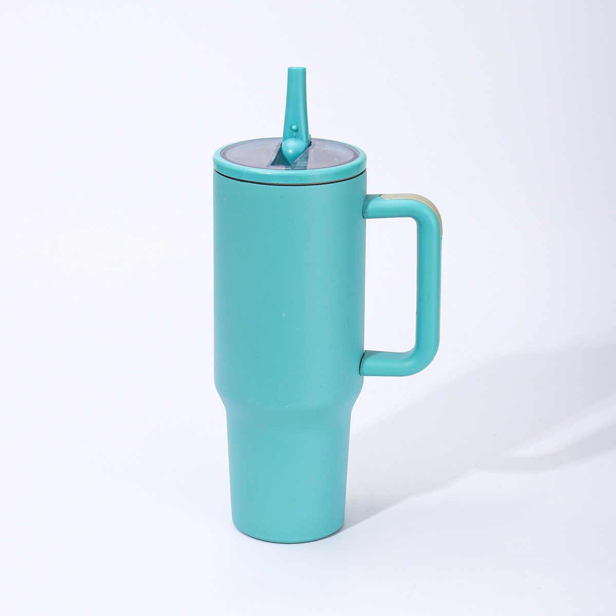 Moda de alto valor de la cara de cuatro generaciones 40oz taza de automóvil taza de aislamiento de acero inoxidable taza de hielo portátil de gran capacidad de paja