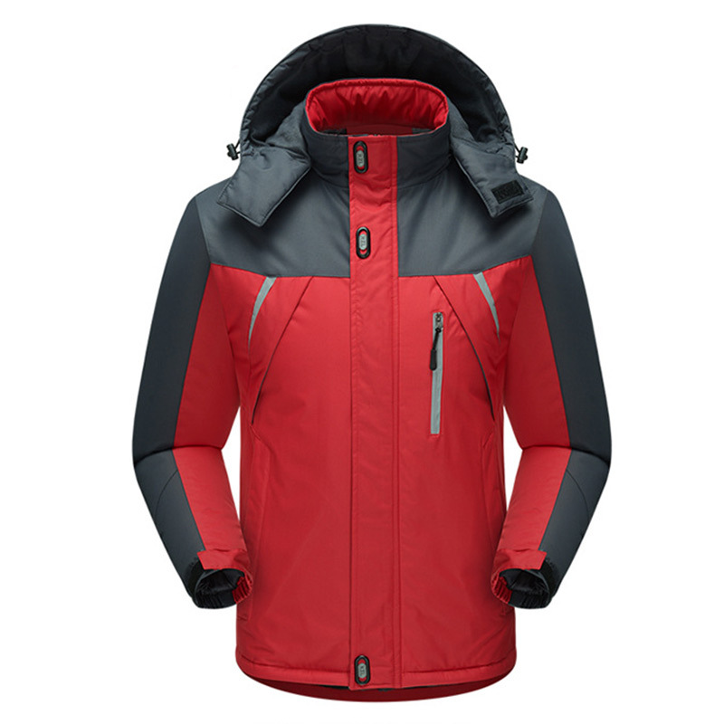 Spot venta al por mayor de ropa de algodón con capucha a prueba de frío, chaqueta cortavientos para exteriores, ropa de trabajo cálida, personalizable con impresión de logotipo